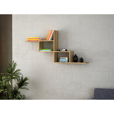 Tablette décorative 5 pièces avec tablettes réglables