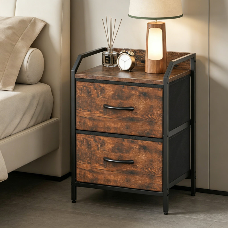 Metal Bedside Table