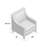 Damira Upholstered Armchair-888247843