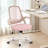Ergonomic Mesh Home Office Chair with Armrests, Space-Saving Design and Steel Base-71626370-69795175