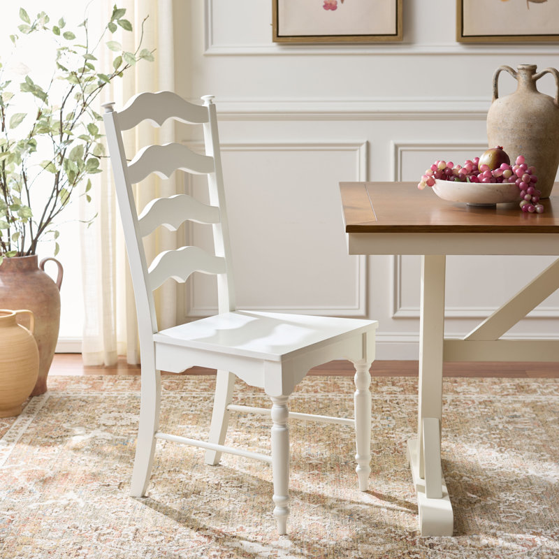 Chaise d'appoint Visalia Tavin, Blanc