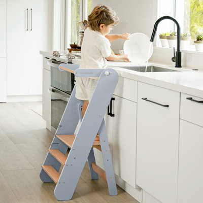 Comfy Cubs Kids Step Stool For Ages 3+, Adjustable Toddler Standing Tower For Kitchen Sink & Bathroom Access by Comfy Cubs