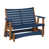 Navy Blue Top/Antique Mahogany Base