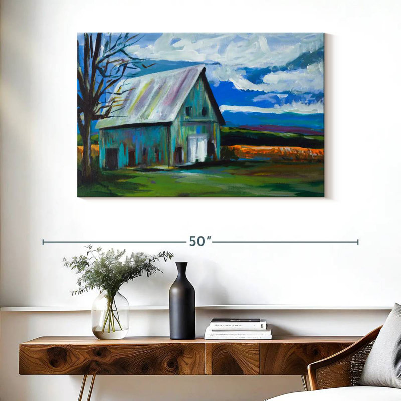 Lilie Old Barn, 26" H x 39" W