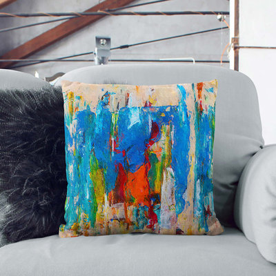Abstract Square Cushion