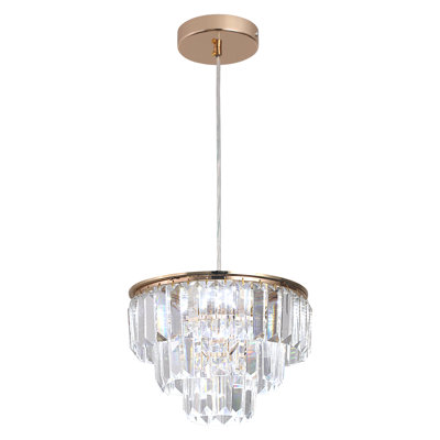 1 - Light Crystal LED Chandelier