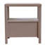Table de chevet en bois massif à 2 tiroirs Francisca-811771232
