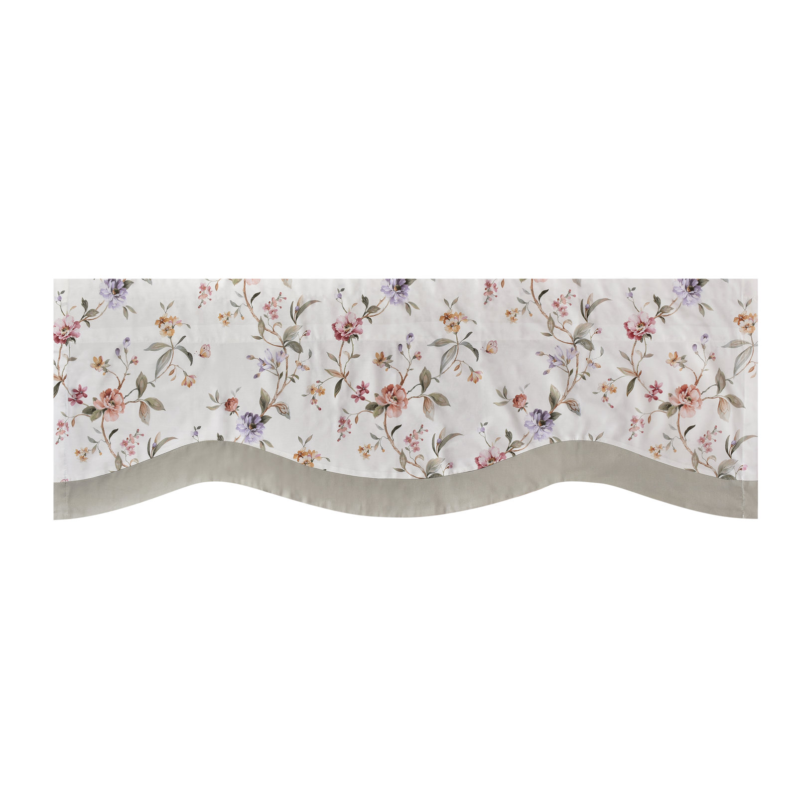 Reshma Window Scallop Valance Ivory