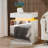 Ashten Modern Nightstand With 2 Mirrored Drawers And Motion Sensor-516968118