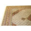 Hand Knotted Area Rug in Cream And Rust