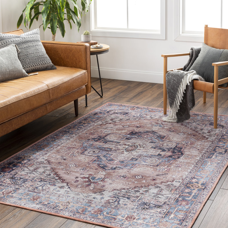 Westbrook Washable Oriental Indoor Rug, Rectangle 6'7" x 9'