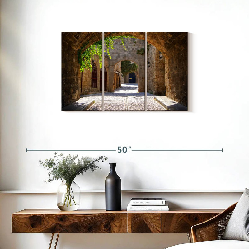 Sireci Old Street In Rhodes, 20" H x 33" W