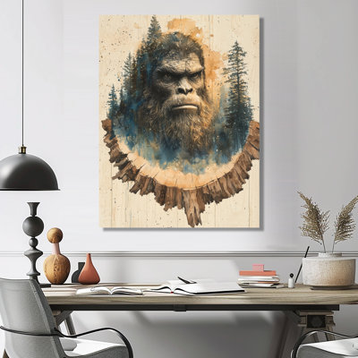 Criner - art mural en métal Bigfoot