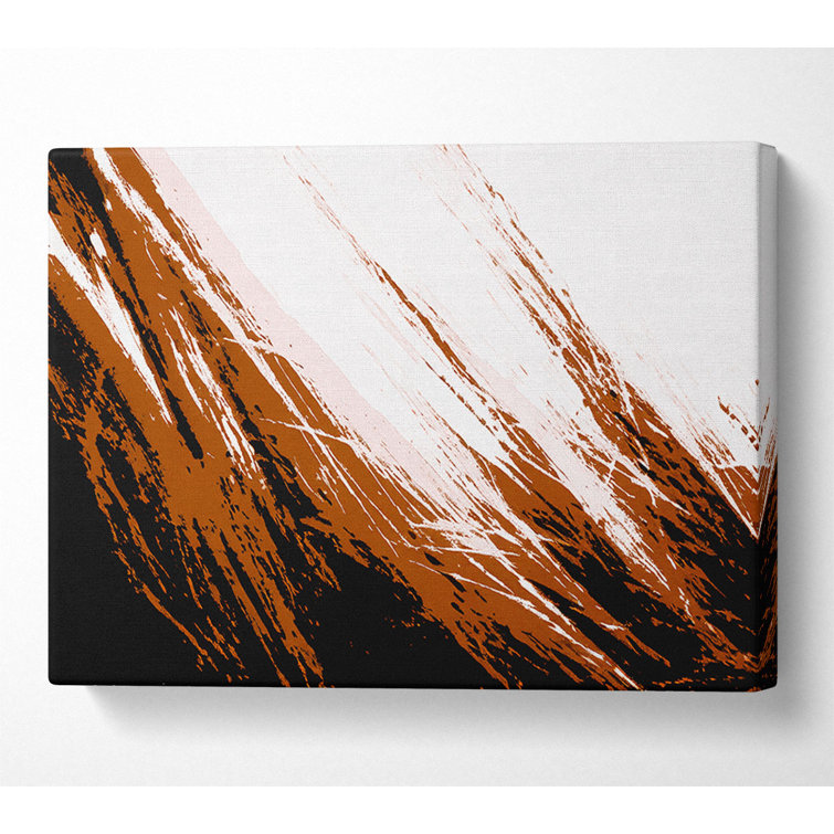 Chocolate Snow Storm - Wrapped Canvas Print