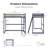 Audreena Metal Loft Bed-340068172-340068174