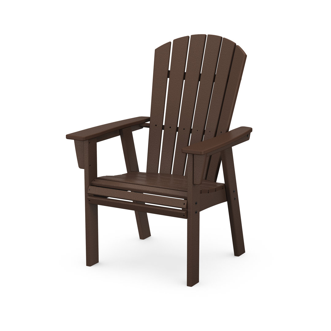 POLYWOOD Nautical Curveback Adirondack Dining Chair POLYWOOD® Frame 