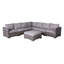 Caron Fully Assembled 122'' Wide Outdoor Wicker Reversible Patio Sectional-1781577036