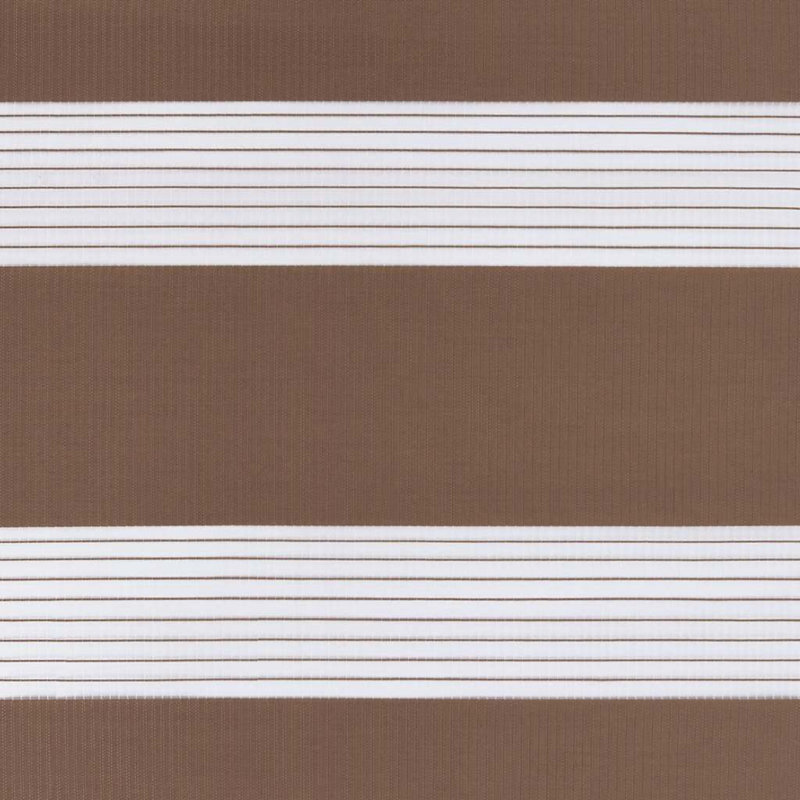 George Oliver Zebra Blind Polyester, 120cmW x 150cmL, Brown