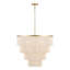 26" 5-Light Tiered Rope Drum Chandelier-1047239934