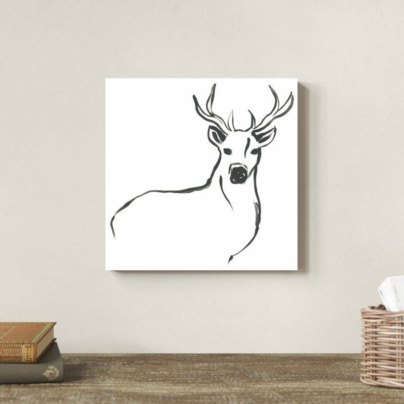 Minimal Deer II, H 12 po x l 12 po