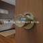 XFORT Quad Privacy Knob Set, Door Knob with Lock for Internal Wooden Bathroom Doors, Complete Set with Tubular Latch-119878707