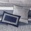 Édredon 7 pièces grand bleu marine - Délicat éblouissant de luxe-117429516-117429515