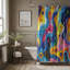 Bright Art - Rideau de douche Premium-386255467