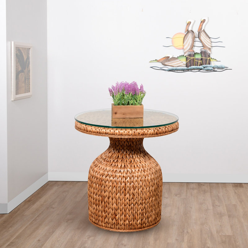 Table de bout Heiter, Miel antique