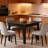 Mid-Sized Kitchen Table,Square Dining Table,Aesthetic Table