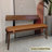 Brown Upholstered Bench-112105733