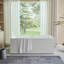 Baignoire de trempage autoportante en acrylique 67 po. X 32 po.-83677361