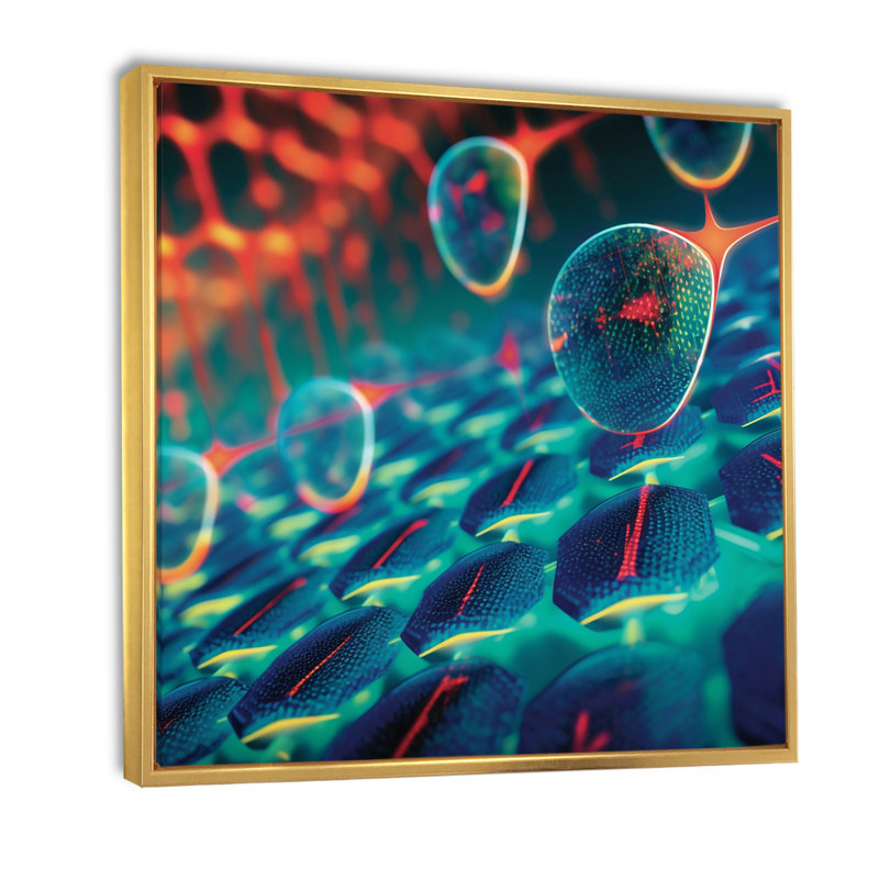 Infinity Matrix - Imprimé, H 16 po x l 16 po x P 1 po, Cadre flottant doré