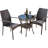 Tullos 2 - Person Patio Dining Set Round Table