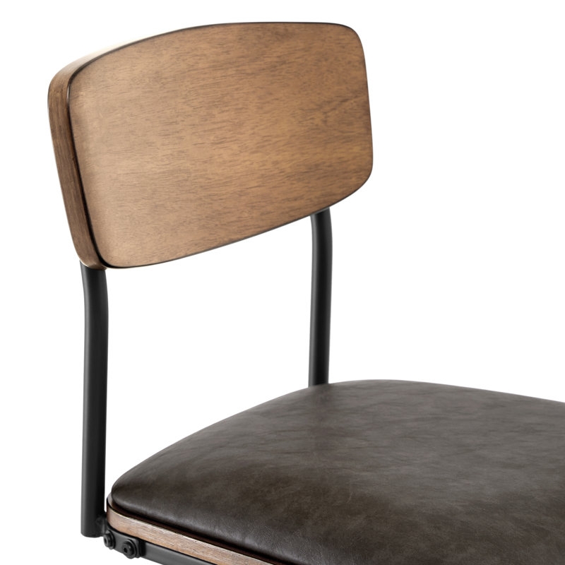 Tabouret de comptoir pivotant 27 po Avriel, Gris pierre, Tabouret de comptoir (siège d'une hauteur de 26,5, 2