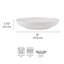 Trellis 9 in. Bone China Pasta Bowls