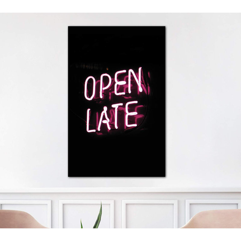 Open Late - Wrapped Canvas Print, 101.6 cm H x 66.04 cm W x 3.175 cm D
