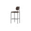 Addisan Upholstered Counter Stool with Metal Frame