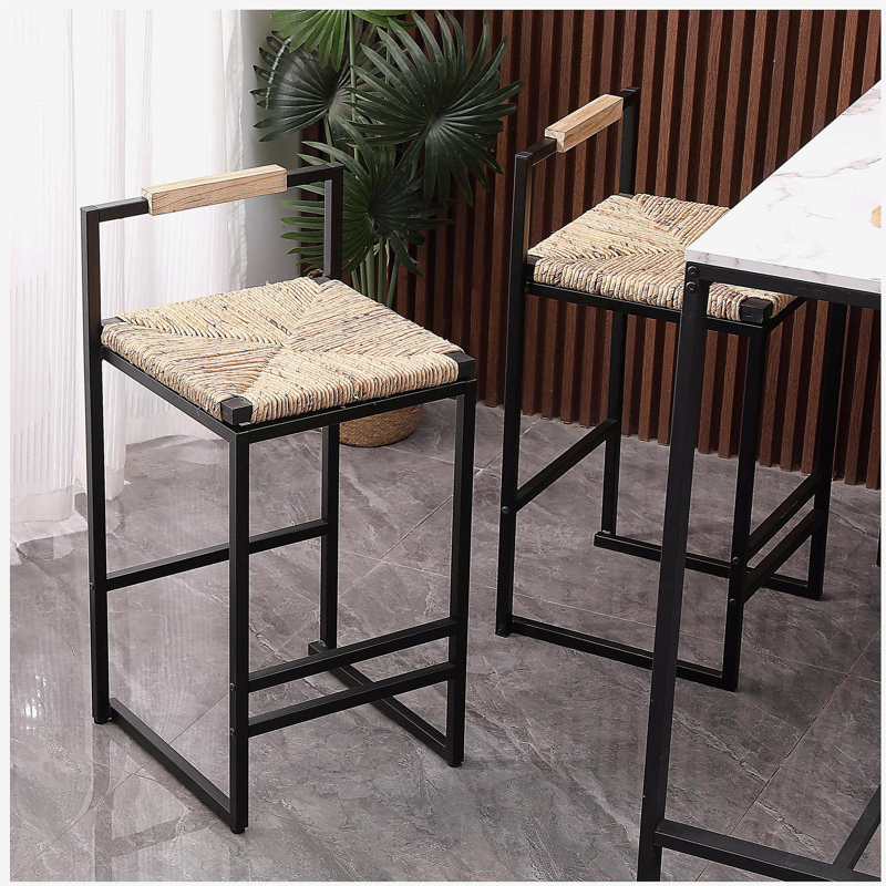 Ensemble de 2 chaises de bar Lotus Leaf