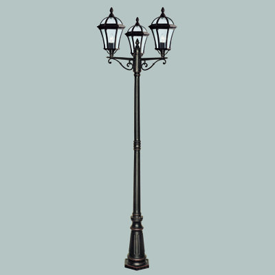 222 cm Mastleuchte 3-flammig Carswell