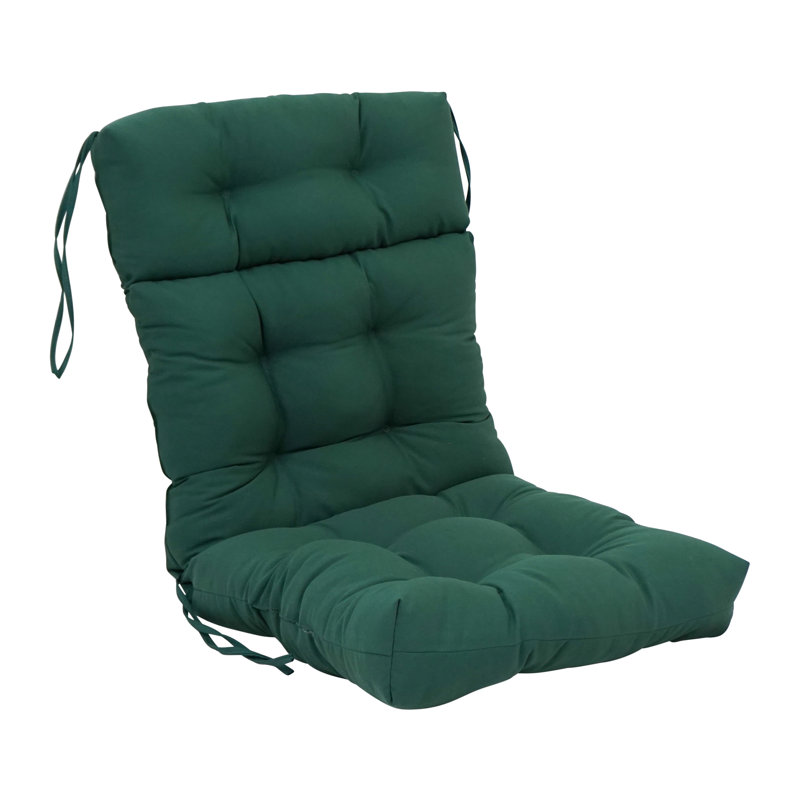 Coussin de siège / dossier en sergé pour l'intérieur, l 22 po x P 45 po, Vert forêt
