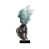 Silver/Teal