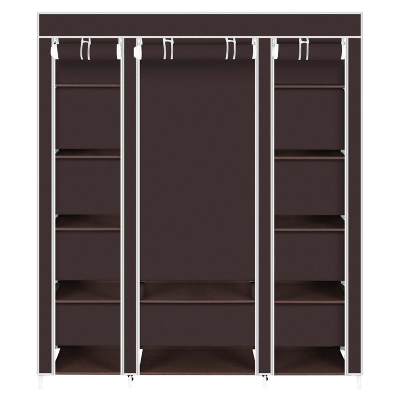 Organisateur de rangement pour garde-robe de 69 po avec tissu non tissé, rapide et facile à assembler