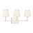 3-Light Dimmable Nickel Vanity Light