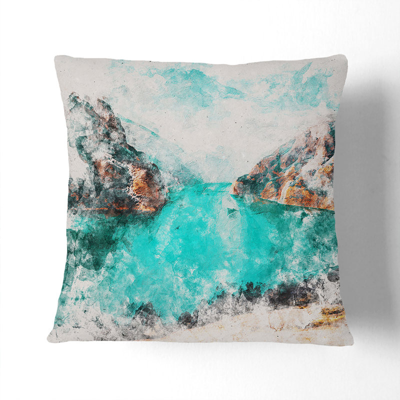 Square Cushion, 40cm H x 40cm W x 15cm D