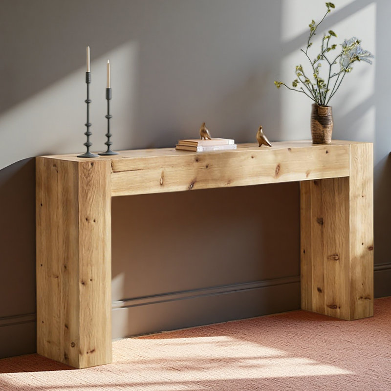 Wood Side Table,Minimalist Design Hallway Table,Console Table