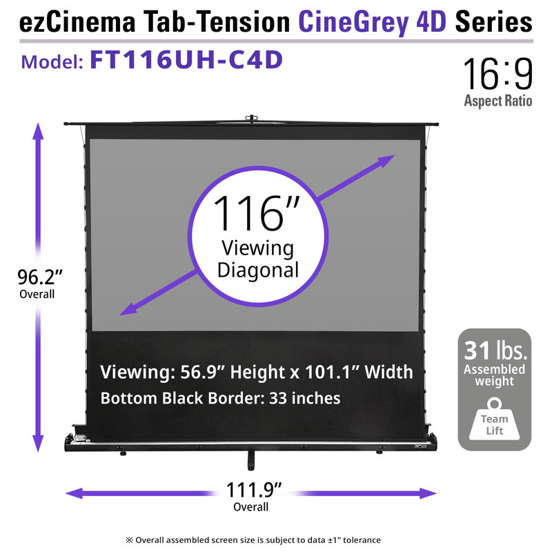 Elite Screens ezCinema Tab-Tension - Thumbnail 3