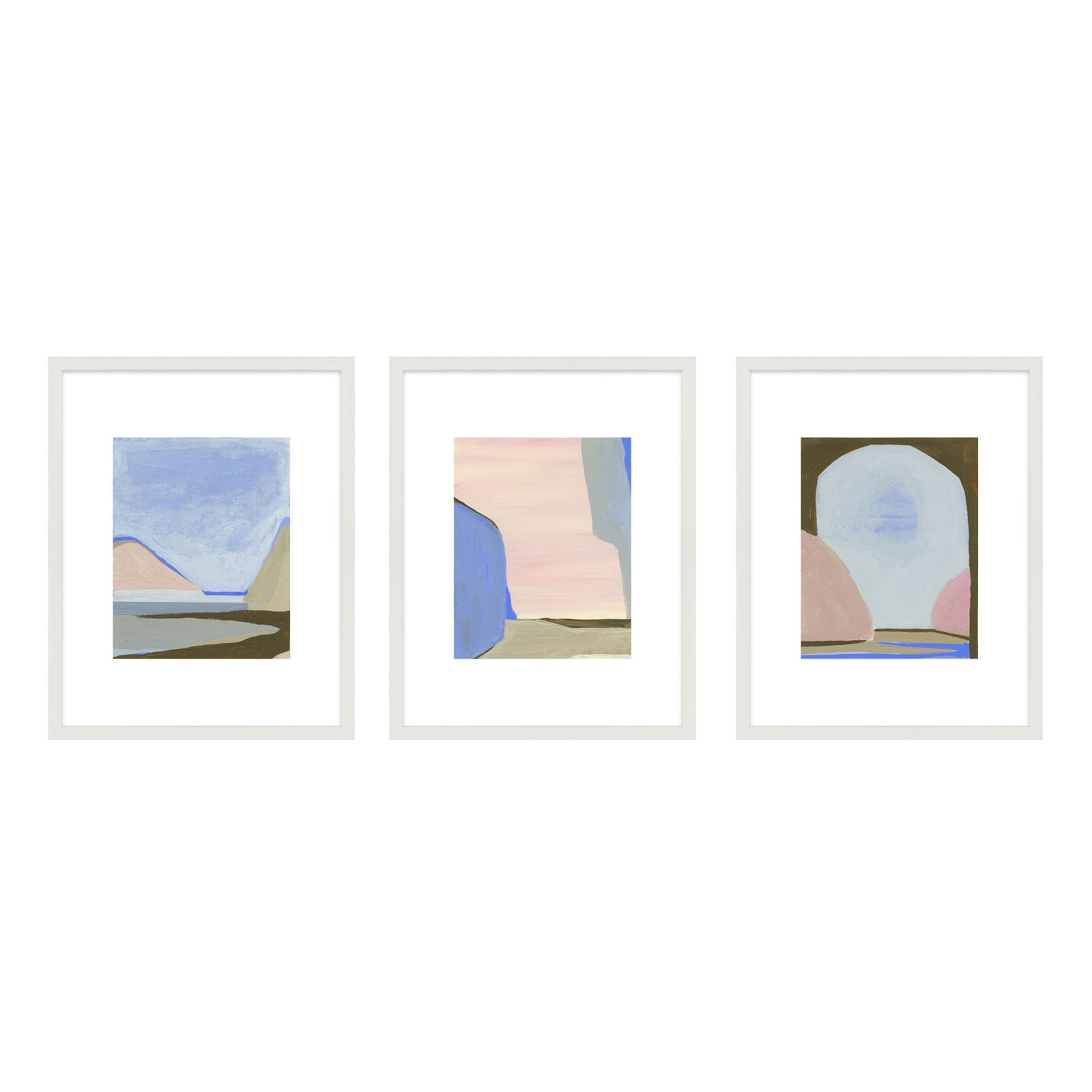 Morning Sky by Andrea Stokes, White Framed, 38" H x 30" W