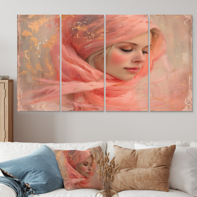 Ensemble de décoration murale rose et romantique