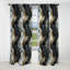 Gilded Gold And Black Luxe Marble Splendour - Abstract Marble Blackout Curtain - 1 Panels-107538968