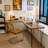 Brown+Black Rectangular Solid Wood+Iron  desk-471298668-471298659
